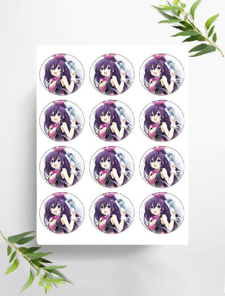 Anime Manga  Muffinaufleger, Ø ca. 6 cm, 0857x